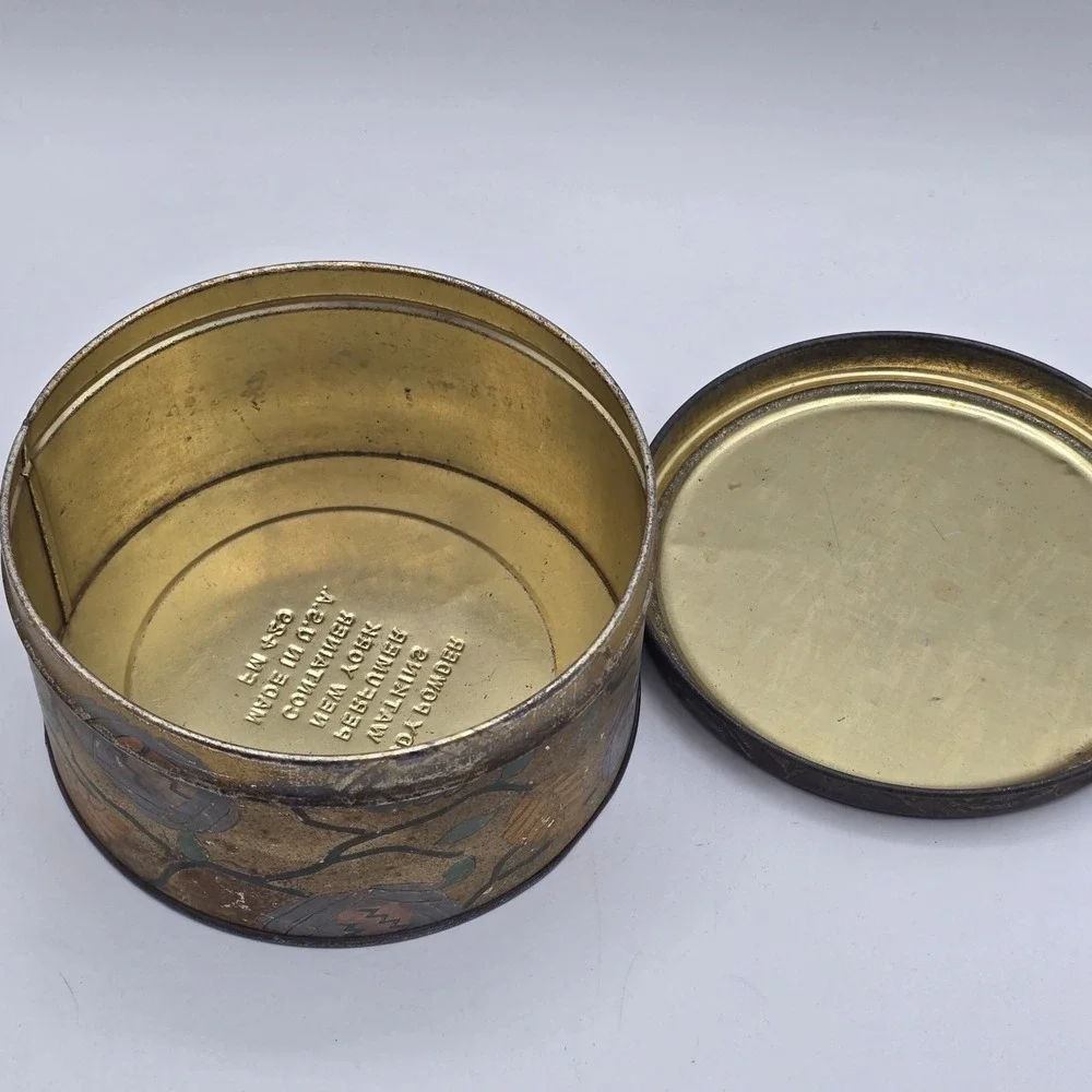 Vintage Body Powder Watkins Perfumer New York Tin Made In‎ USA